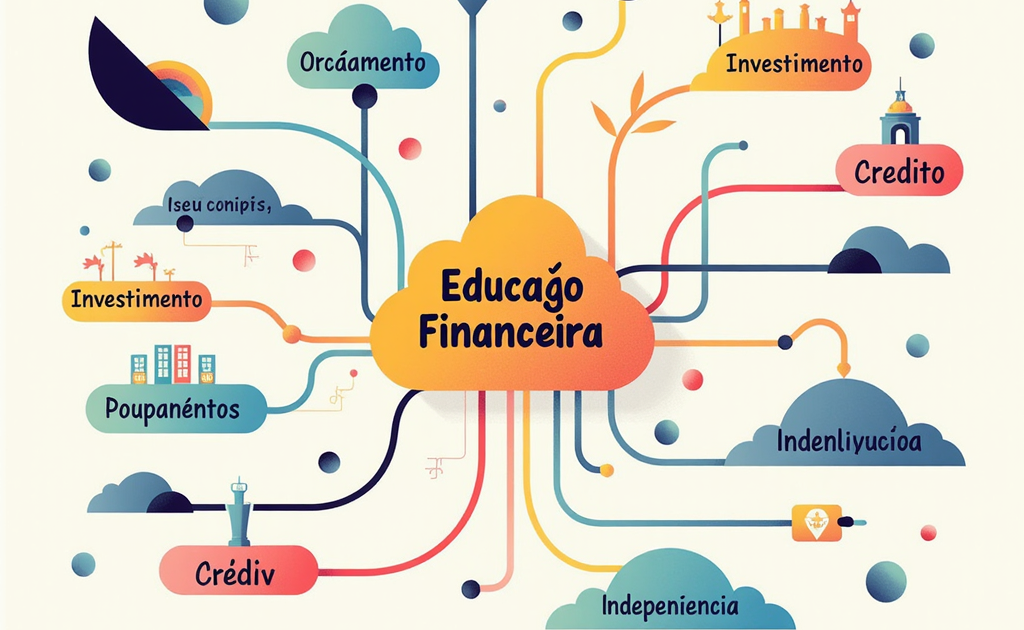 Exemplo de um mapa financeiro